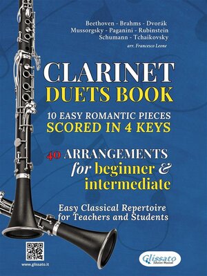 cover image of 10 (Easy) Romantic Pieces for Clarinet Duet